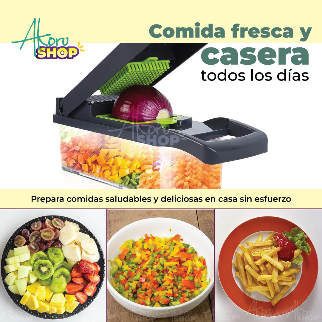 🍅 🥕 🥦 ¡Transforma tu cocina con la Ralladora-Mandolina SuperChef! 🥒 🥝 🍈
