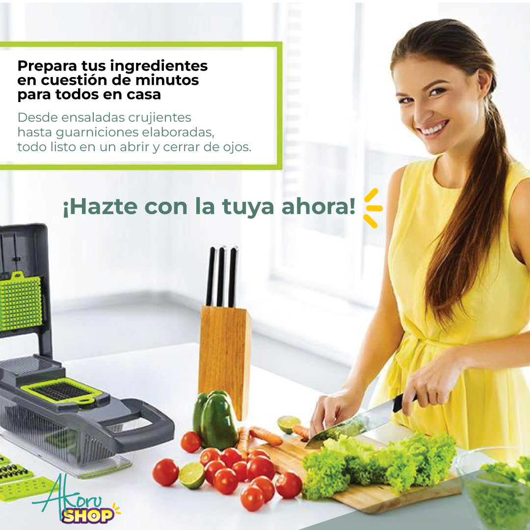 🍅 🥕 🥦 ¡Transforma tu cocina con la Ralladora-Mandolina SuperChef! 🥒 🥝 🍈