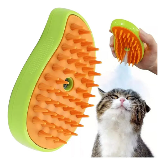 CEPILLO VAPORIZADOR DE MANO PARA GATOS