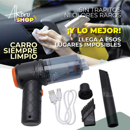 MINI ASPIRADORA portátil 🐾 Ideal para recoger los pelos de tu mascota 😺🐕>> 💯 RECARGABLE USB 3 en 1  🐾